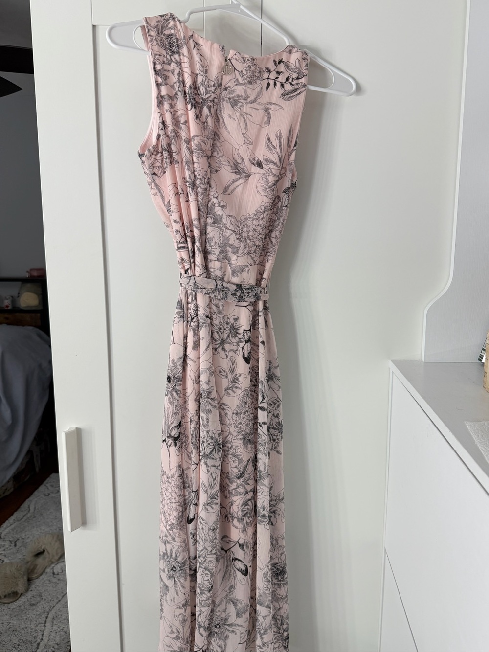 Tommy Hilfiger Pink Floral Wrap High-Low Dress - Picture 5 of 7
